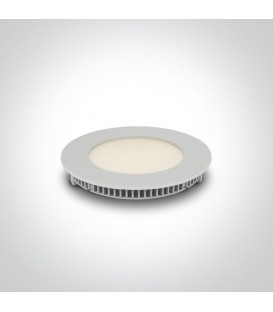 8W LED-paneeli White Round Ø12 3000K IP40 10108FA/W/W